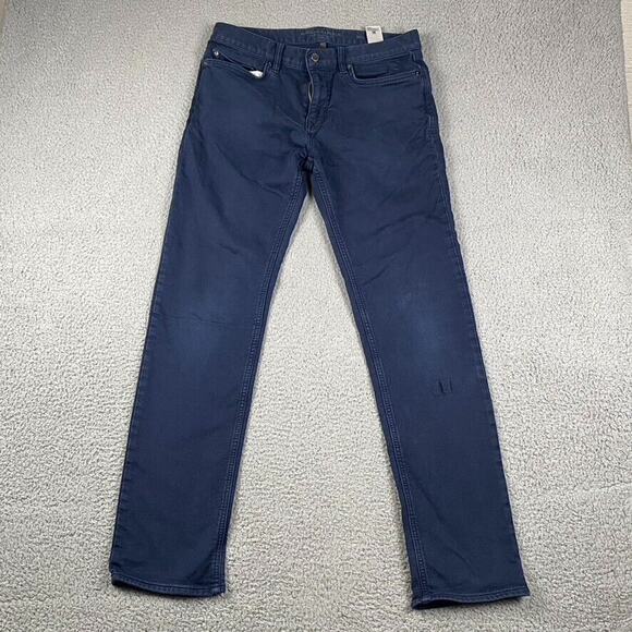 Banana Republic The Traveler Pants Men's 32x34 Measured 32x32 Blue - Picture 1 of 11